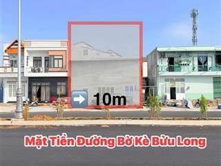 Bán đất mặt tiền đường bờ kè phường bửu long  ngang cực khủng. gần cs1 lạc hồng (đoạn hiếm bán)