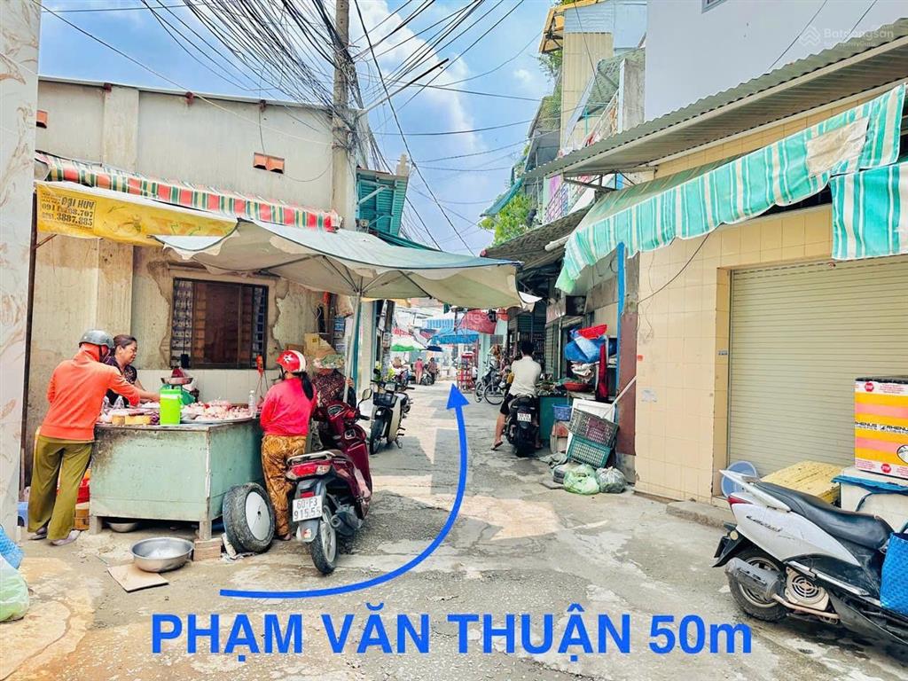 Bán nhà 1 lầu mặt tiền chợ 57, p. thống nhất (trấn biên mới). dt 5,2x22m, shr 100% thổ cư