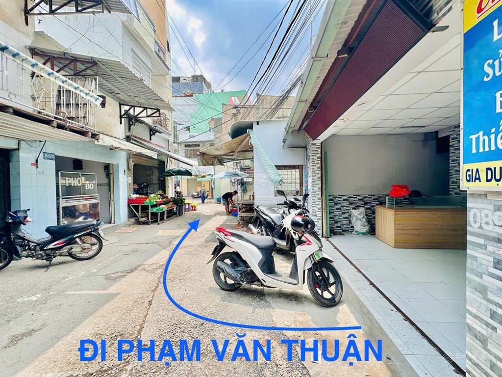 Bán nhà 1 lầu mặt tiền chợ 57, p. thống nhất (trấn biên mới). dt 5,2x22m, shr 100% thổ cư