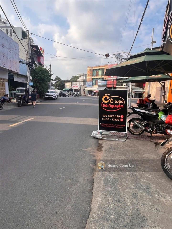 Bán nhà 1 lầu mặt tiền nguyễn văn hoa p. thống nhất. ngay ngã ba giao đ. phạm văn thuận, ngang 5,4m