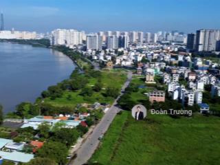 Bán lô đất biệt thự 438m2 mặt tiền đường 103tml view sông sài gòn, kdc thủ thiêm villa quận 2