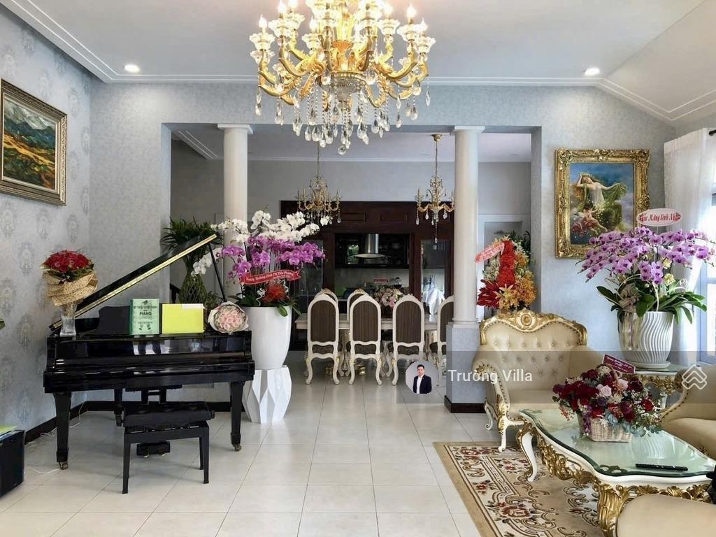 Bán biệt thự 550m2 gần sông sài gòn nằm trong kdc thủ thiêm villa  thạnh mỹ lợi, quận 2