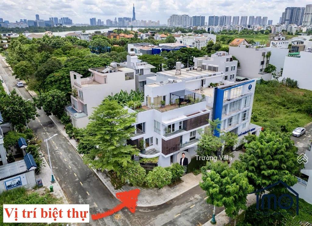 Bán biệt thự góc 2 mặt tiền kdc thủ thiêm villa  thạnh mỹ lợi, quận 2