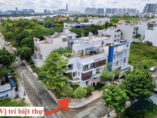 Bán biệt thự góc 2 mặt tiền kdc thủ thiêm villa  thạnh mỹ lợi, quận 2