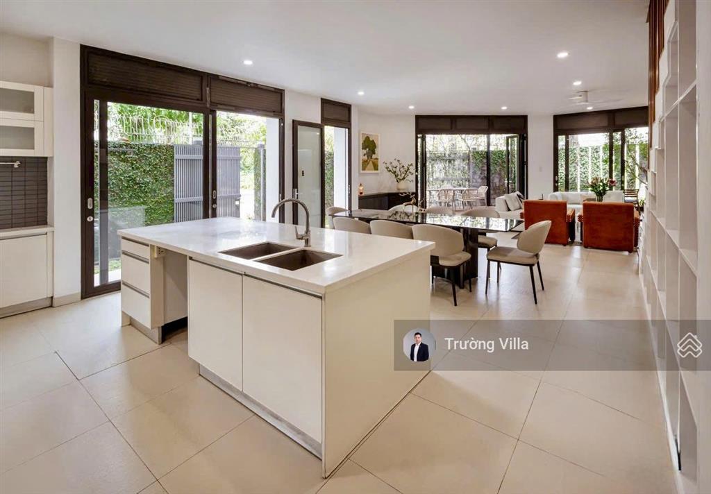 Bán biệt thự góc 2 mặt tiền kdc thủ thiêm villa  thạnh mỹ lợi, quận 2