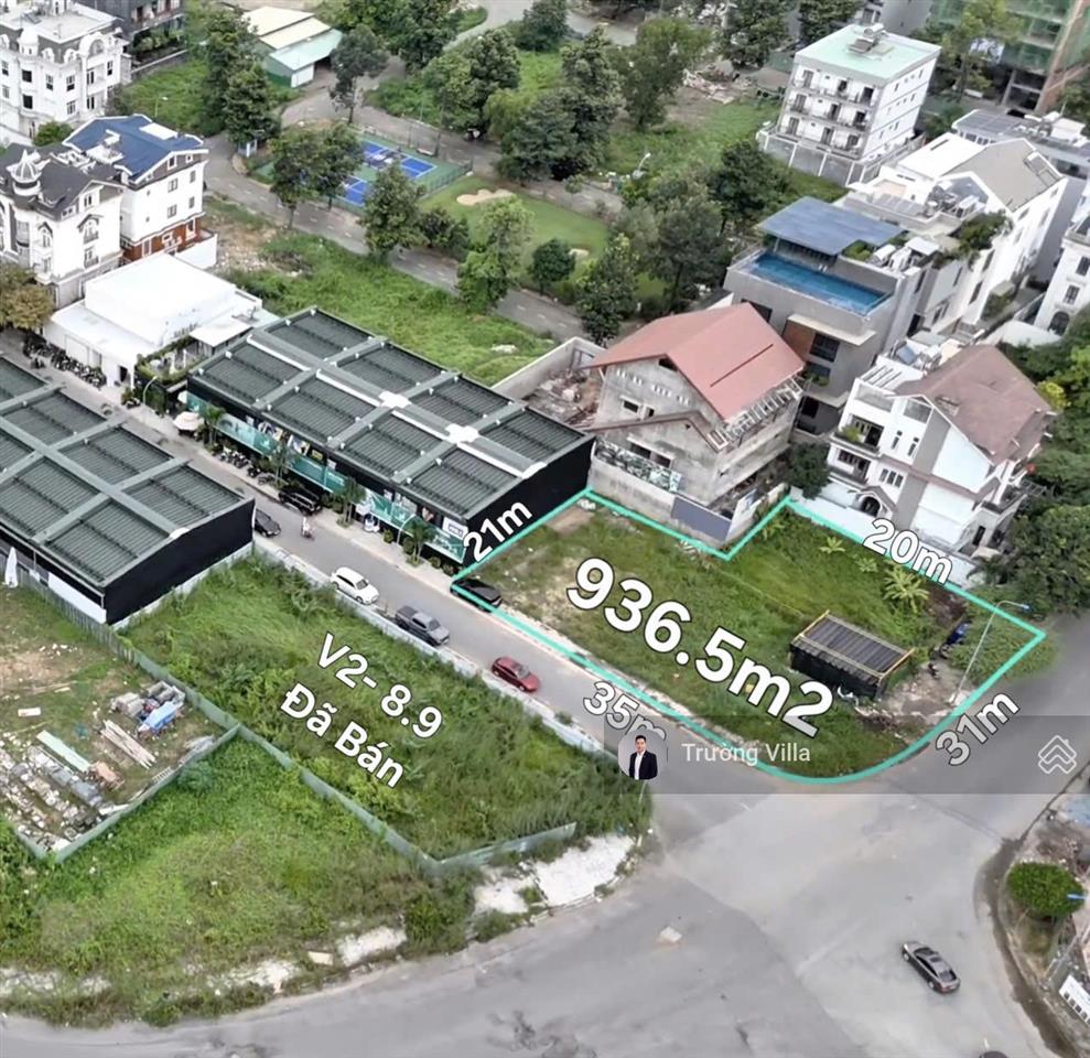 Vip bán lô góc 2mt đường 20m  diện tích 936m2 view sông sài gòn, dự án huy hoàng, thạnh mỹ lợi, q2