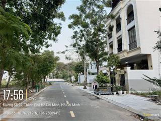 Bán đất nhà phố 8x20m thủ thiêm villa 34hecta  khu biệt thự vip khu thạnh mỹ lợi, quận 2