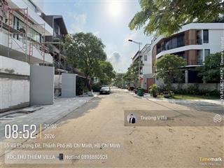 Chỉ còn 01 lô đất biệt thự song lập, diện tích 10x20m giá tốt  kdc thủ thiêm villa