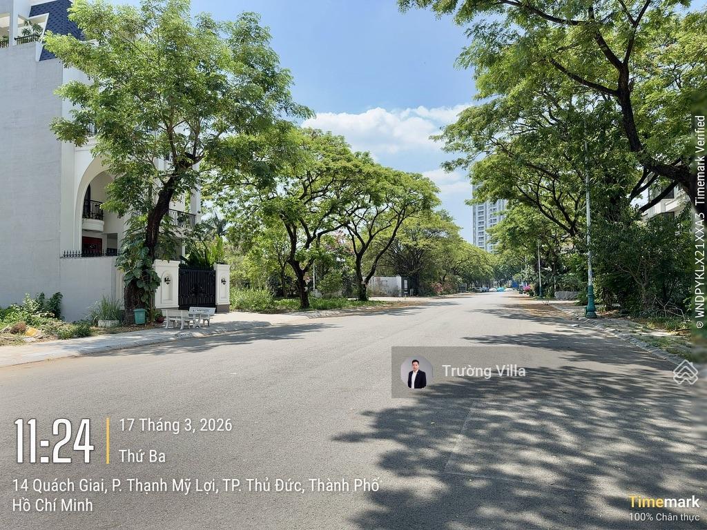 Chính chủ gửi bán nền 8x20m mặt tiền đường quách giai rộng 24m kdc thủ thiêm villa  hướng đông nam