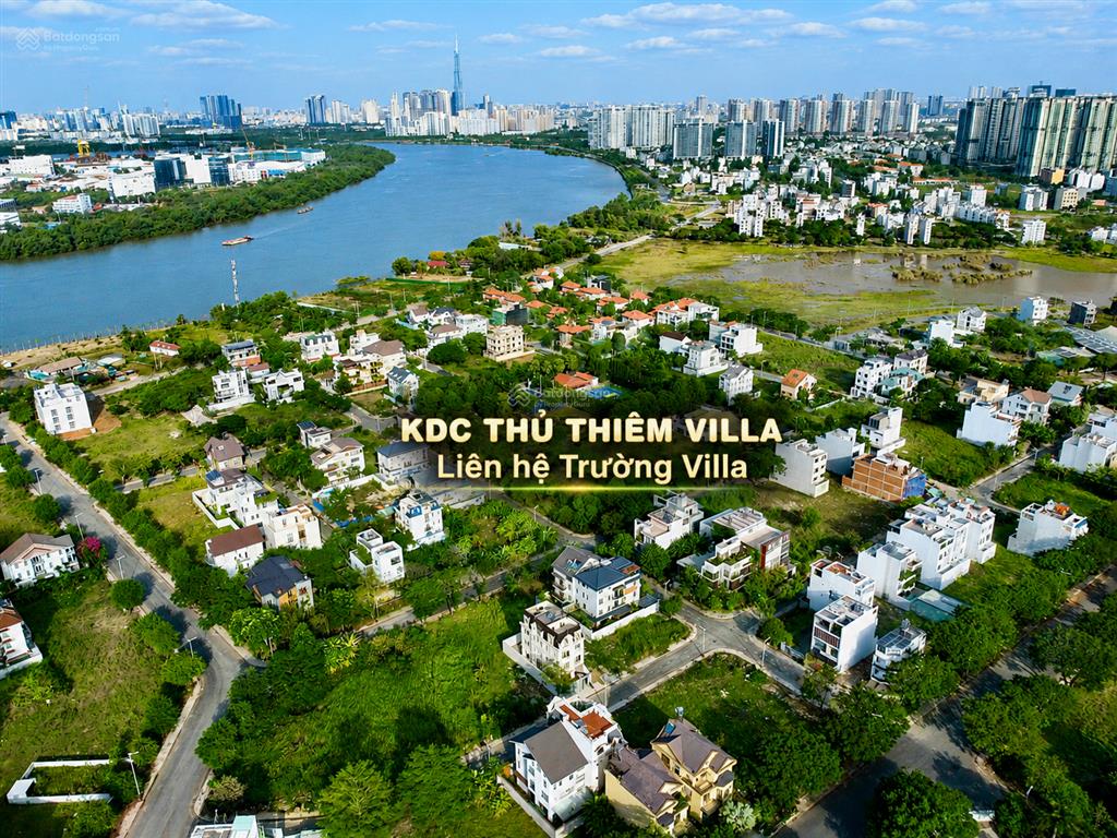 Chính chủ gửi bán nền biệt thự đơn lập 308m² dãy c giá 160tr/m2 kdc thủ thiêm villa