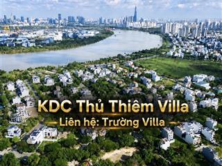 Bán nền 8x23m dãy l đường 12m, giá tốt nhất hiện nay 140tr/m2 kdc thủ thiêm villa