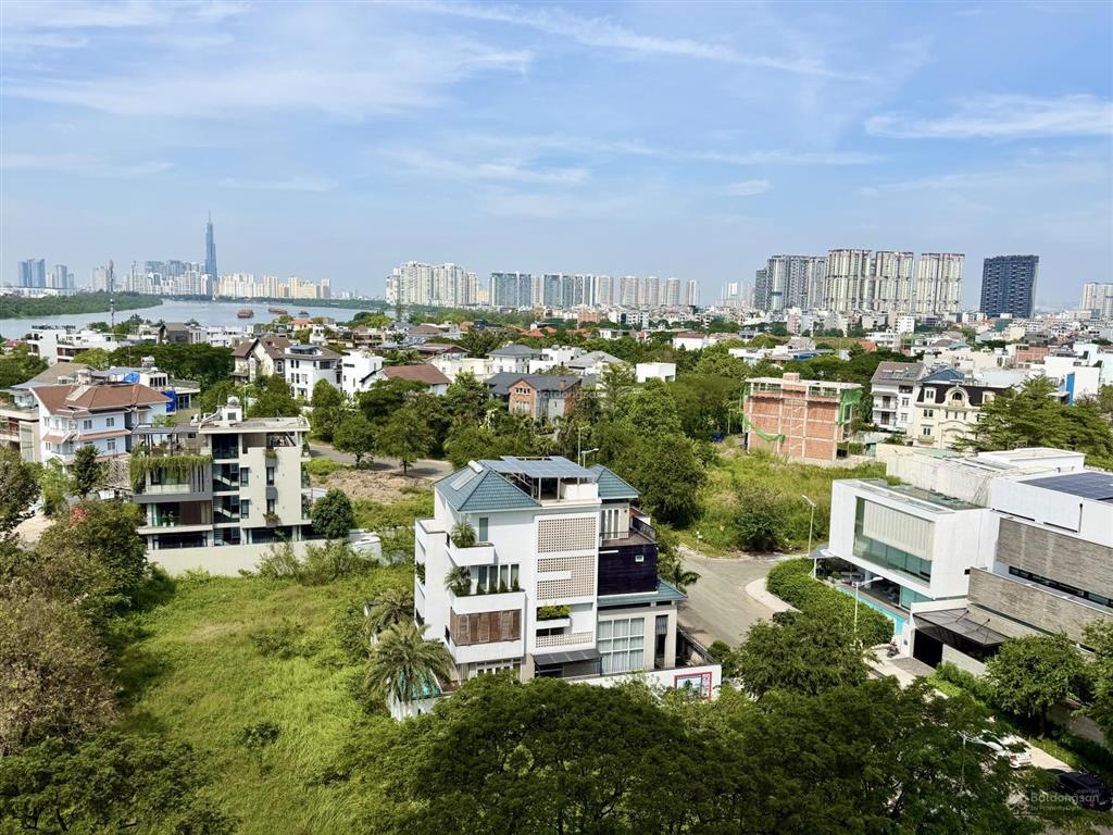 Bán nền biệt thự khu thủ thiêm villa. đường 20m vũ phương đề giá 156 triệu/m2