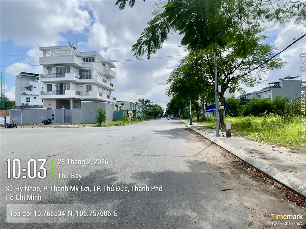 Bán nền biệt thự 378m2 mặt tiền đường 20m giá 155tr/m2 kdc thủ thiêm villa