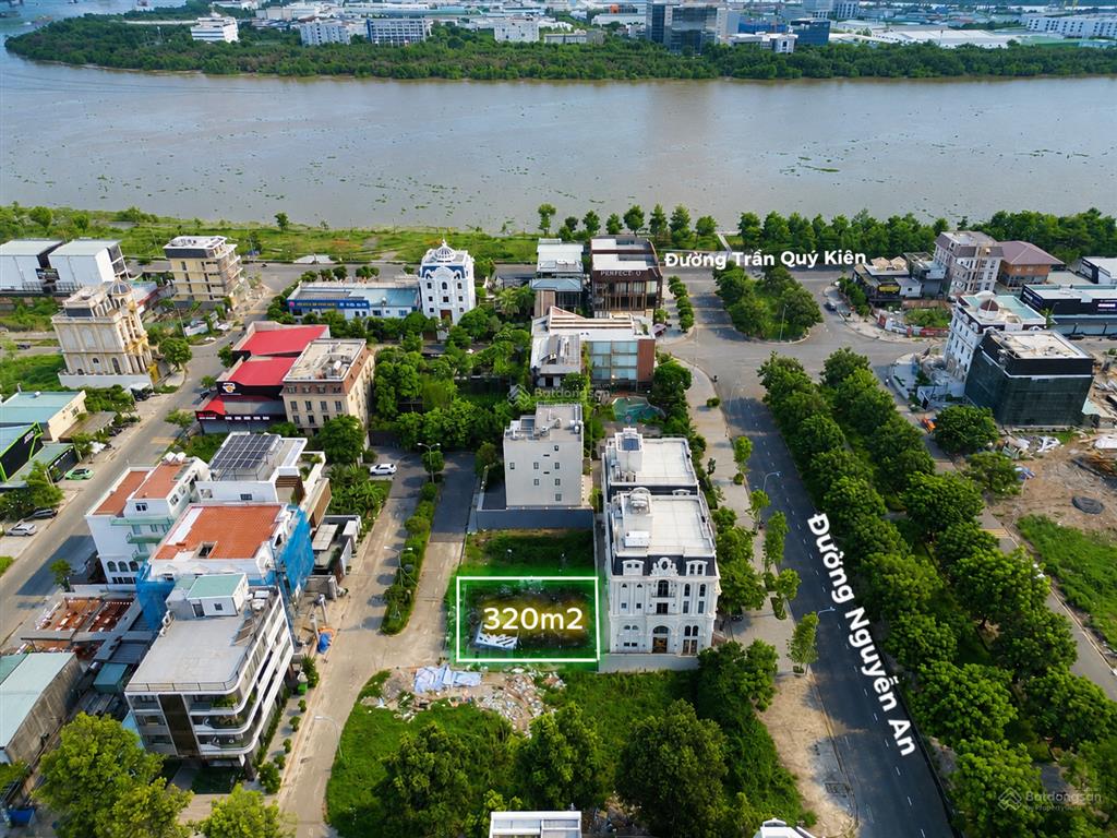 Bán nền biệt thự 16x20m kdc huy hoàng ngay sau đường nguyễn an  ubnd tp. thủ đức
