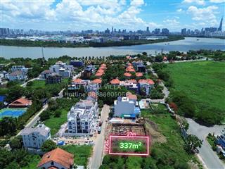 Bán nền biệt thự 337m2 KDC Thủ Thiêm Villa - Vị trí gần công viên Thạnh Mỹ Lợi 12ha