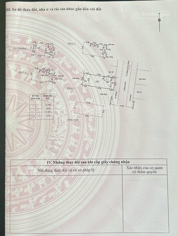 Bán villa thủ thiêm (dãy n) diện tích sàn 559m2  đã hoàn công, sổ hồng cá nhân.