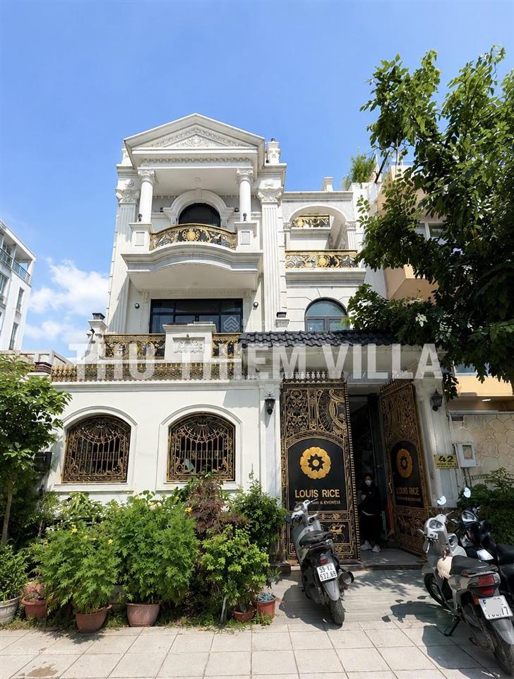 Bán villa thủ thiêm (dãy n) diện tích sàn 559m2  đã hoàn công, sổ hồng cá nhân.