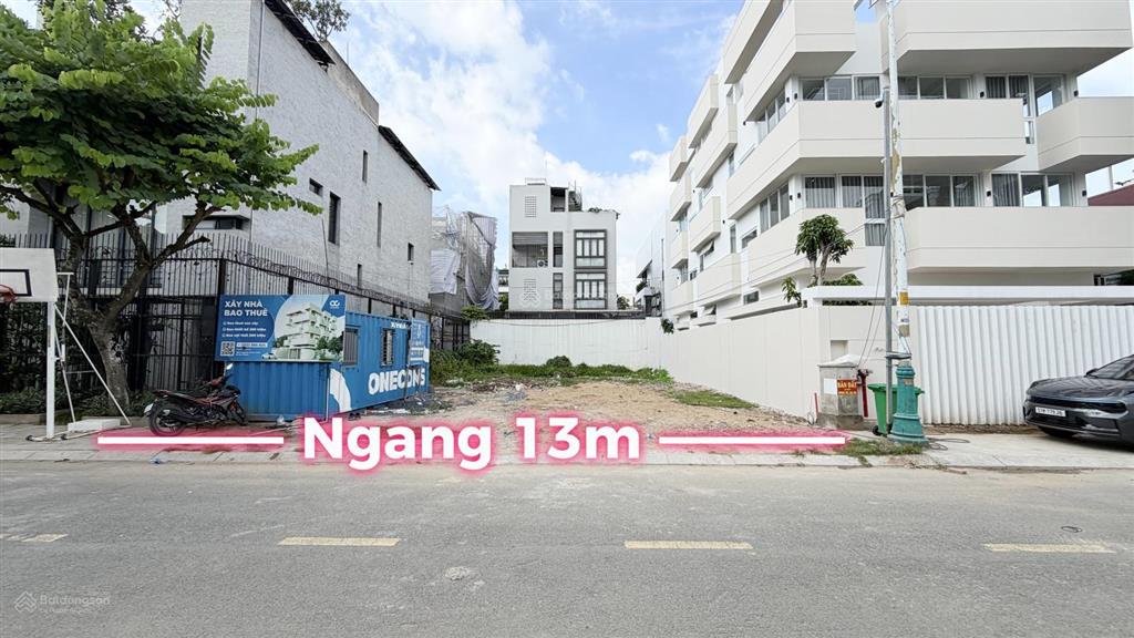 Bán khuôn nền biệt thự đơn lập 13x24m thủ thiêm villa  qhxd 1 hầm 4 tầng  giá 53 tỷ