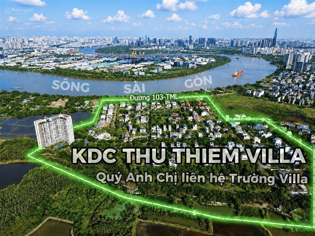 Bán khuôn nền biệt thự đơn lập 13x24m thủ thiêm villa  qhxd 1 hầm 4 tầng  giá 53 tỷ