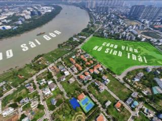 Bán khuôn biệt thự song lập 10x24m thủ thiêm villa  qhxd 1 hầm 4 tầng  giá 34.8 tỷ