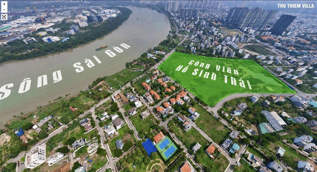 Bán khuôn nền biệt thự thủ thiêm mặt tiền đường 103 (rộng 25m) view trực diện sông sài gòn giá 72tỷ