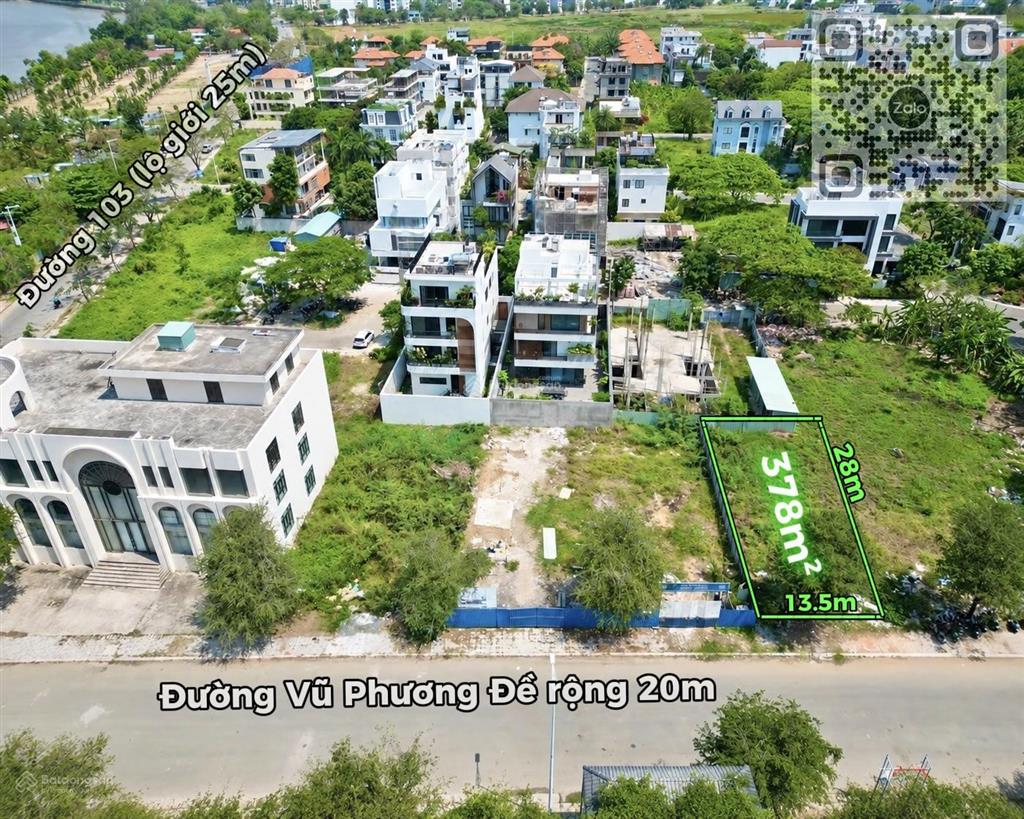 Chuyển nhượng nền đất biệt thự 378m2 đường 20m, gần sông sài gòn  khu thạnh mỹ lợi quận 2