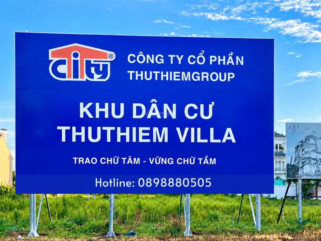 Chuyển nhượng nền đất biệt thự 378m2 đường 20m, gần sông sài gòn  khu thạnh mỹ lợi quận 2