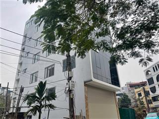 Bán tòa nhà văn phòng 7 tầng, bán hầm view vườn hoa khu tái định cư x6 thạch bàn, cách cổ linh 50m