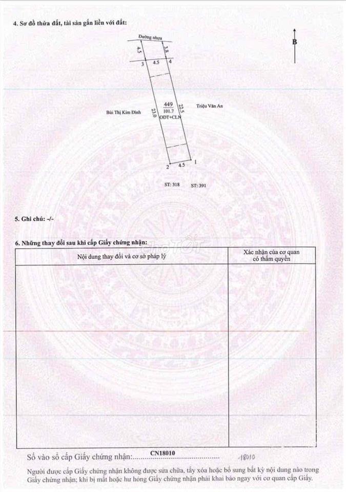 Chính Chủ Kẹt tiền ra gấp Đất Phú Lợi ngay Đại Học Thủ Dầu Một