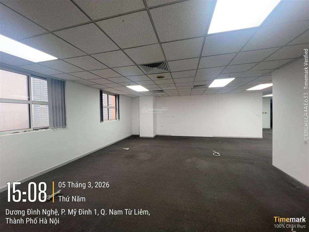 Cho thuê vp tòa nhà hh4 sông đà mặt phạm hùng dt 300m2 giá chỉ 310 nghìn/m2/th.  0971 252 ***