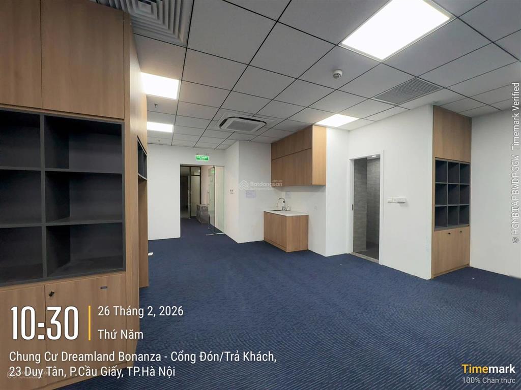 Bql cho thuê sàn tại tòa dreamland bonanza, 23 duy tân, hà nội. dt 103m2  0971 252 ***