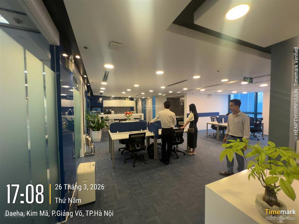 Cho thuê tòa vp hạng b deaha, kim mã, ba đình. diện tích 200m2, giá 499 nghìn/m2/th chưa thuế, phí