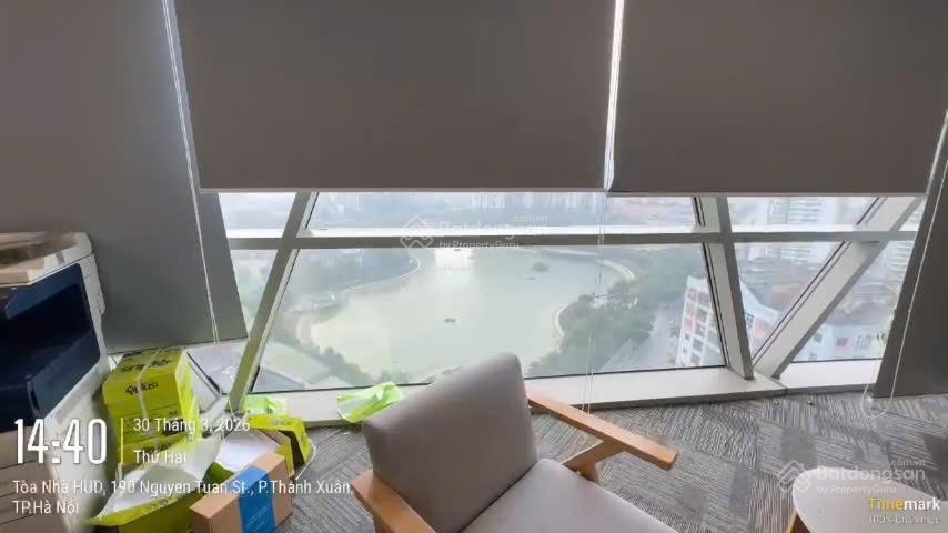 Cho thuê văn phòng cao cấp tòa hud tower, lê văn lương, thanh xuân. dt 300m2 giá chỉ 340nghìn/m2