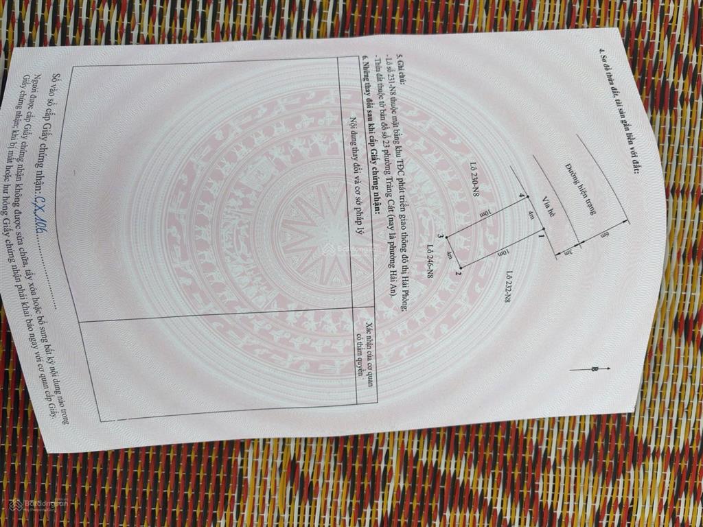 Bán tái định cư tràng cát.giá 2ty320
diện tích 40m ko lỗi phong thủy, sau nhà văn hóa