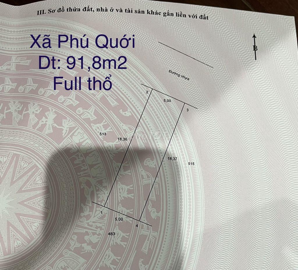 (Chính chủ) cần bán nền xã Phú Quới - Huyện Long Hồ - Tỉnh Vĩnh Long