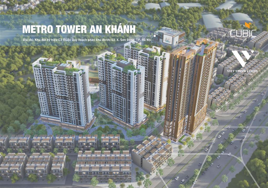 Mở bán chính thức tòa thương mại dự án Metro Tower An Khánh - Vị trí đẹp nhất, tiện ích