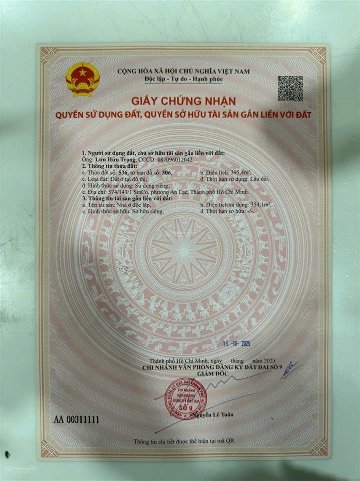 Bán kho trống đường sinco 12x35 full thổ giá 17 tỷ có tl tiện xây trọ, chdv, trạm chung chuyển...
