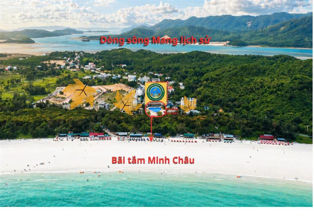 Bán mảnh đất vàng đối diện bãi tắm robinson minh châu  đảo quan lạn