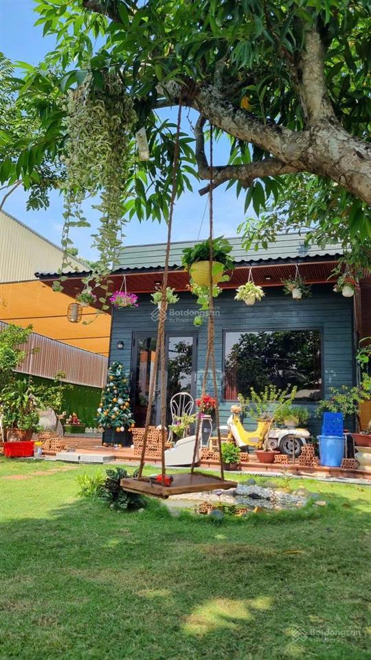 Chính chủ bán gấppp căn nhà vườn 980tr ở tân nhựt, bình chánh. đẹp như khu nghỉ dưỡng ở đà lạt.