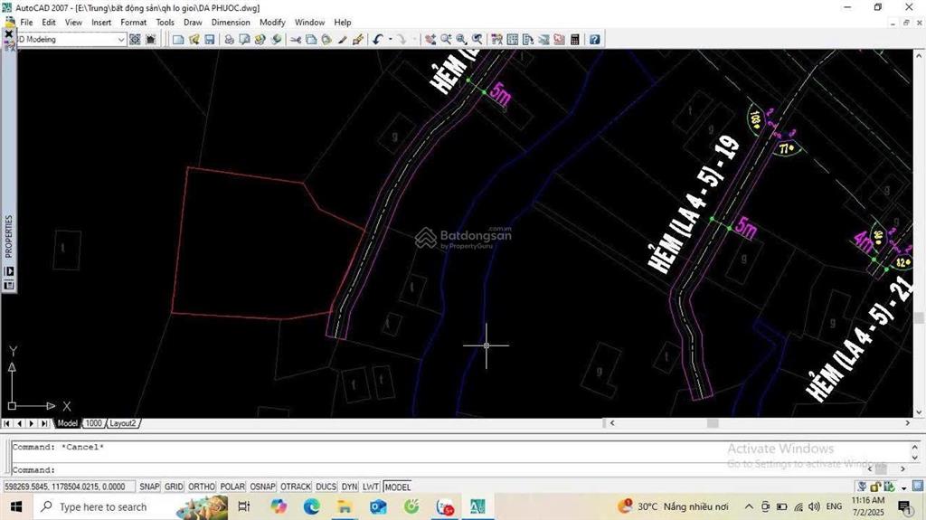 Bán đất tại liên ấp 45, đa phước, bình chánh, 16,5 tỷ, 1394,1m2, giá ưu đãi
