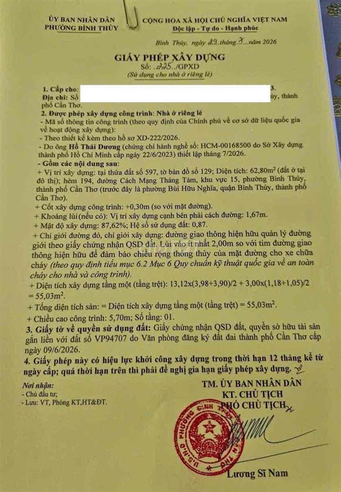 NHÀ TRỆT MỚI ĐẸP GIÁ RẺ KHÁCH NHANH TAY