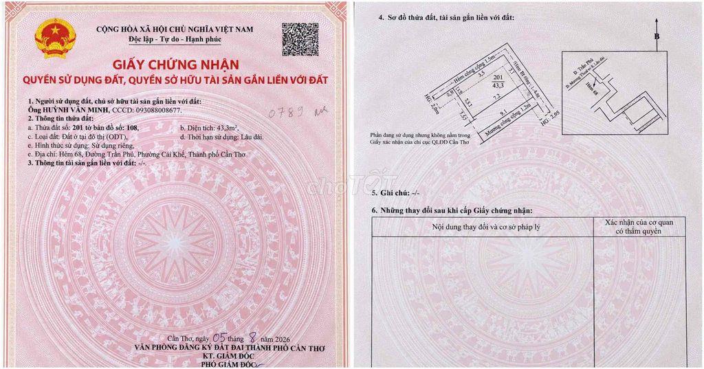 NHÀ MỚI HẺM 56 TRẦN PHÚ NGAY TRUNG TÂM ĐẦY ĐỦ TIỆN ÍCH