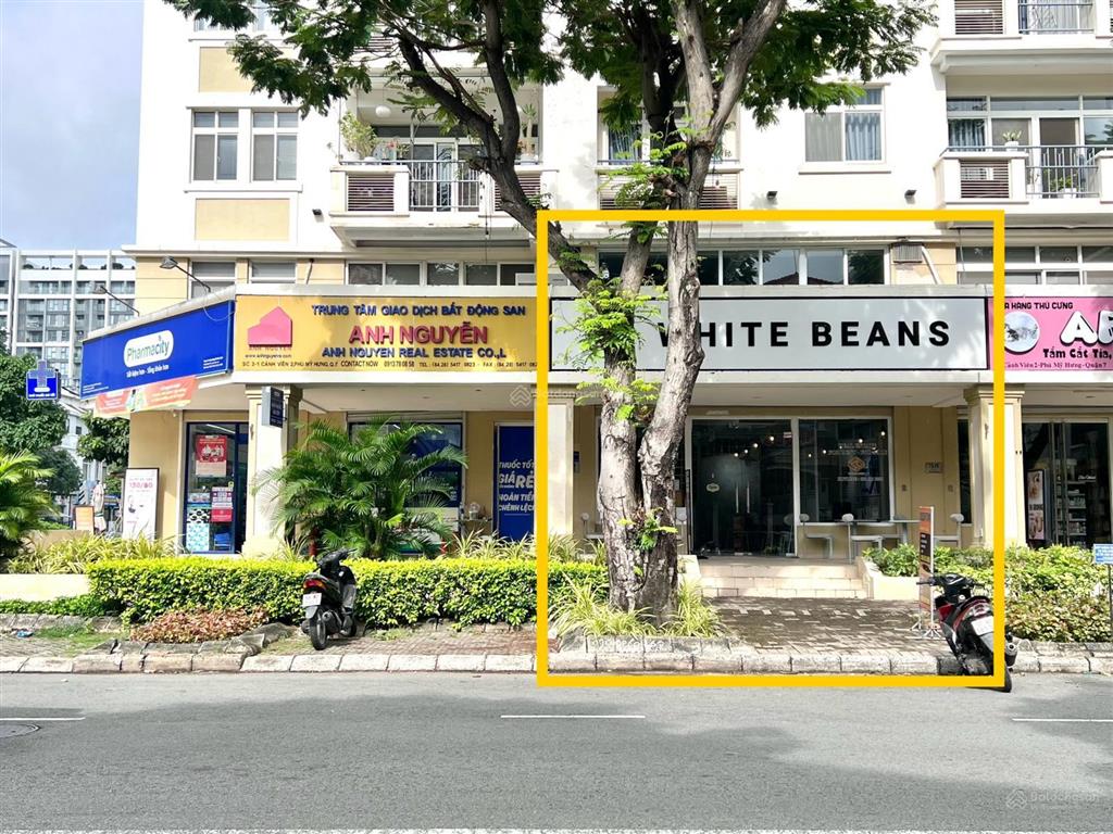 Shophouse khu cảnh viên phú mỹ hưng ngay ngã tư đường c giá đầu tư có sẵn hđ thuê ổn định