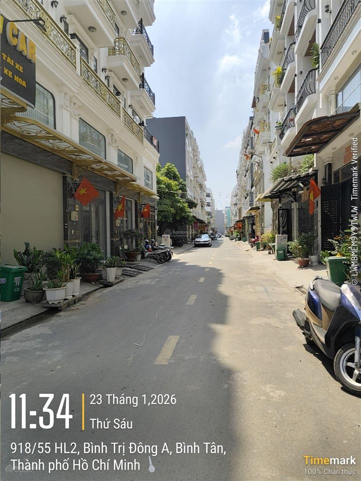 Bán nhà hẻm 8m nhựa 918/ hương lộ 2, 4,2x13,4m, đúc 4 tầm