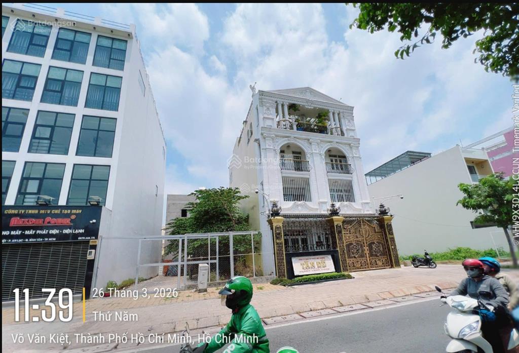 Bán đất mặt tiền đại lộ võ văn kiệt, phường an lạc 4.5x20m, có sẵn giấy phép xd xây 4 tầng