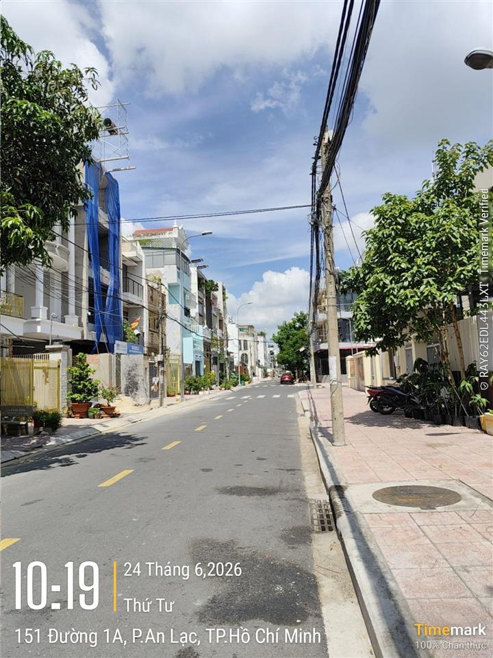 Bán đất mặt tiền giá rẻ khu nam hùng vương 4,5x20m, p. an lạc, tp. hồ chí minh