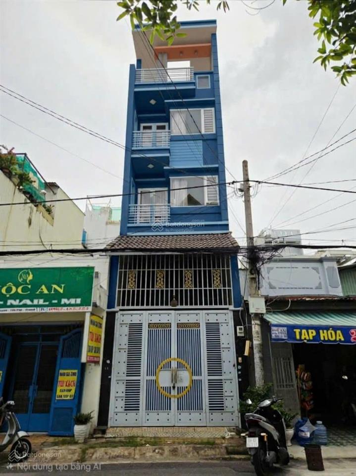 Bán nhà mặt tiền khu họ lê, phường phú thạnh, 4.1x14 nở hậu đúc 4 tấm