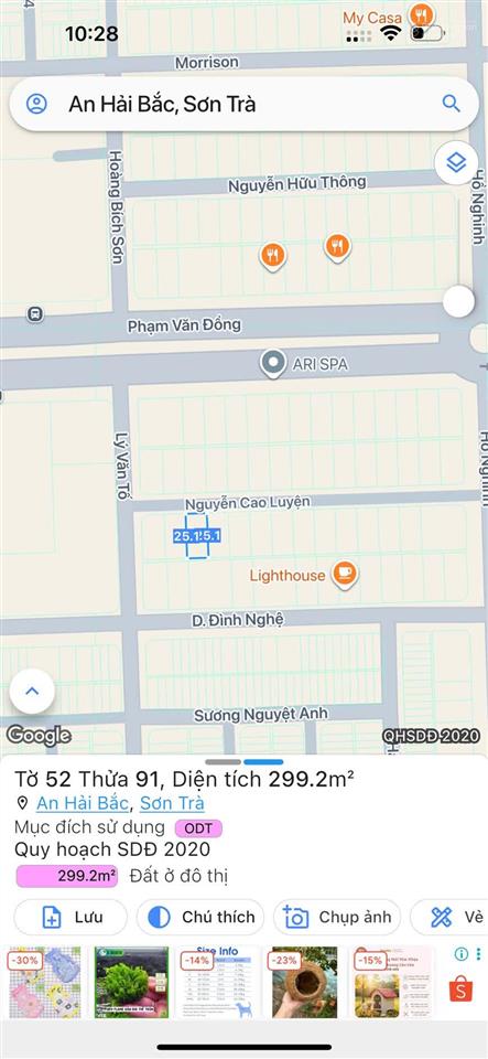 Cần bán lô đất biệt thự duy nhất đường nguyễn cao luyện giá tốt