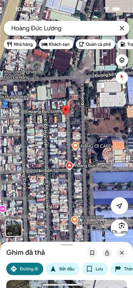Cần bán đất 2mt đường hoàng đức lương s155m ( 19,5 tỉ )