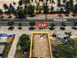 Cần bán cả 2 lô liền kề đường hoàng sa đối diện bãi tắm mân thái (205m2 giá 85 tỷ)